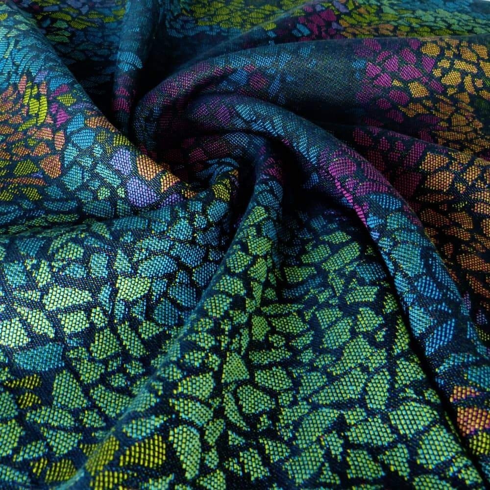 Didymos Mosaic Baby Wrap Sling Size 5 Woven Rainbow Carrier Jacquard